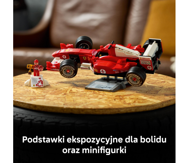 LEGO ICONS 11375 Ferrari F2004 i Michael Schumacher - 1489543 - zdjęcie 9